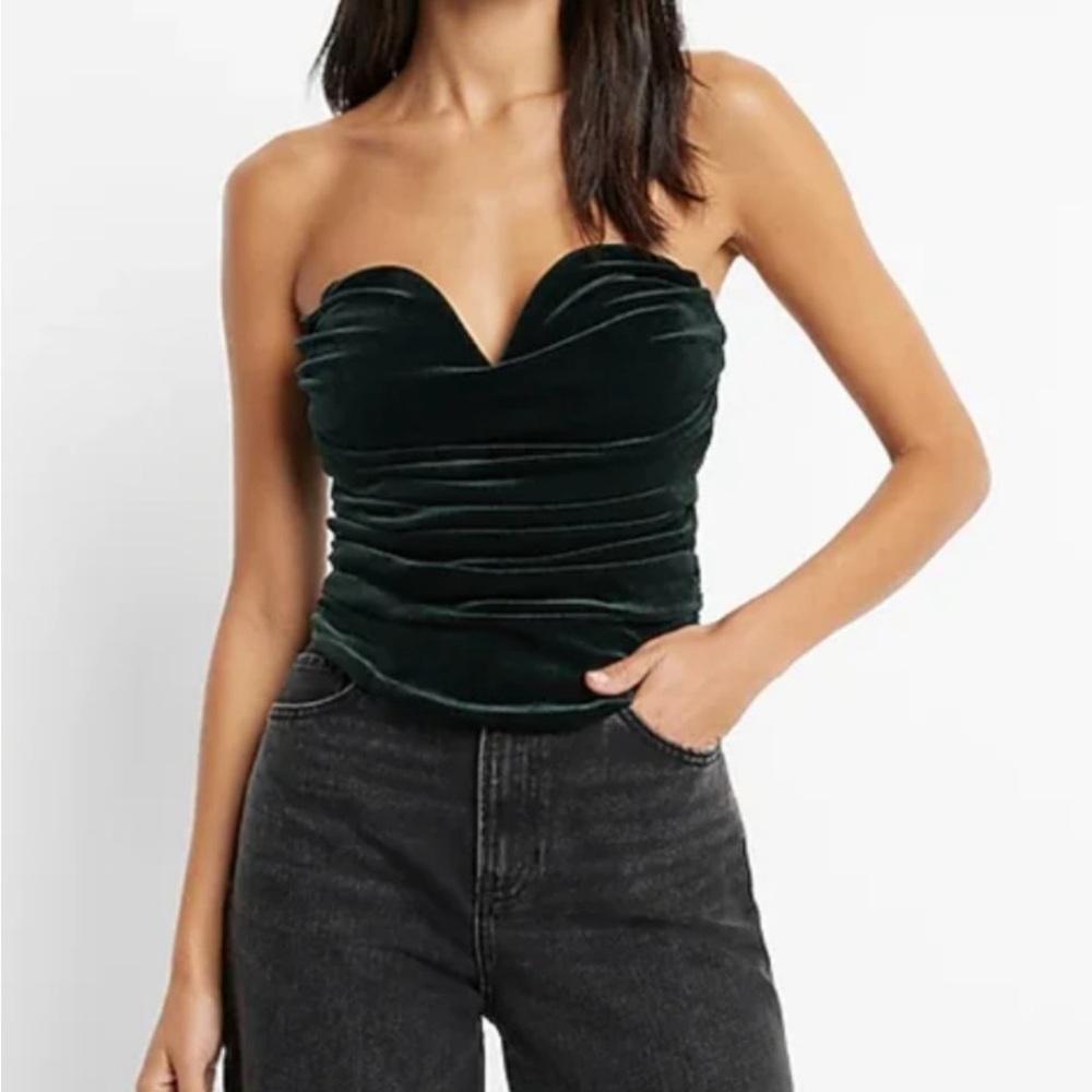 Express Body Contour Collection. Womans Med. Black velvet Brand new No flaws NWT - Picture 3 of 6